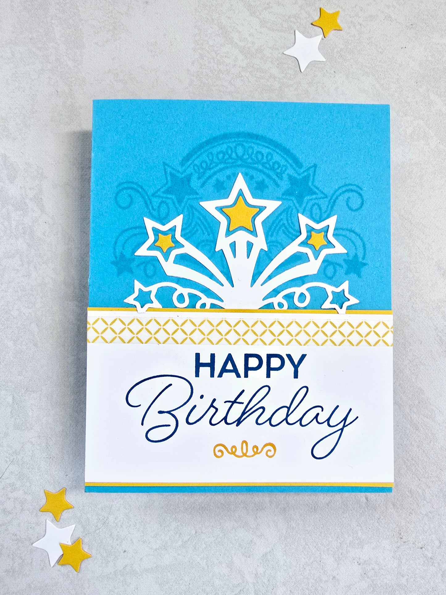 Birthday Card - Starburst