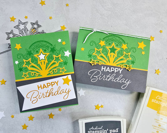 Birthday Card - Starburst Celebration