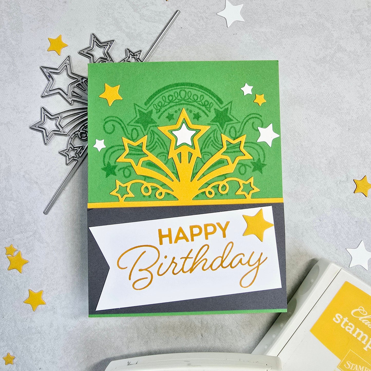 Birthday Card - Starburst Celebration