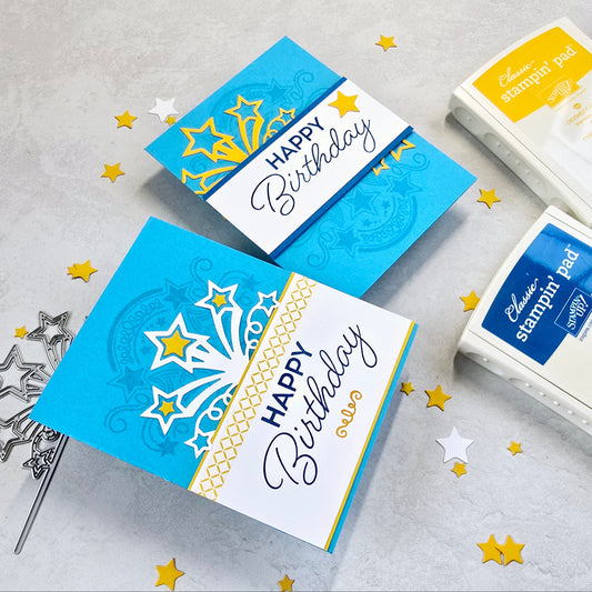 Birthday Card - Starburst