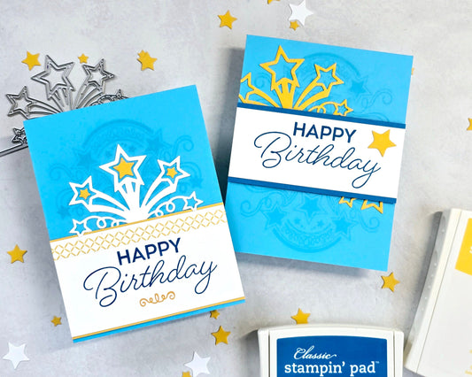 Birthday Card - Starburst