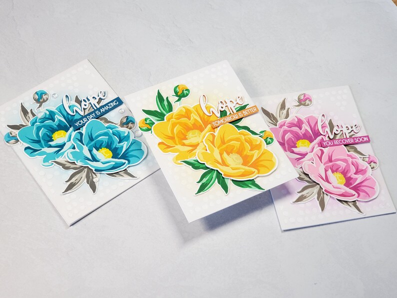 Sympathy and Get Well Soon - Hope Anemones