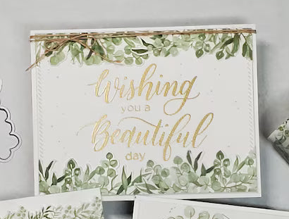 Birthday and Celebration Cards - Eucalyptus Garlands