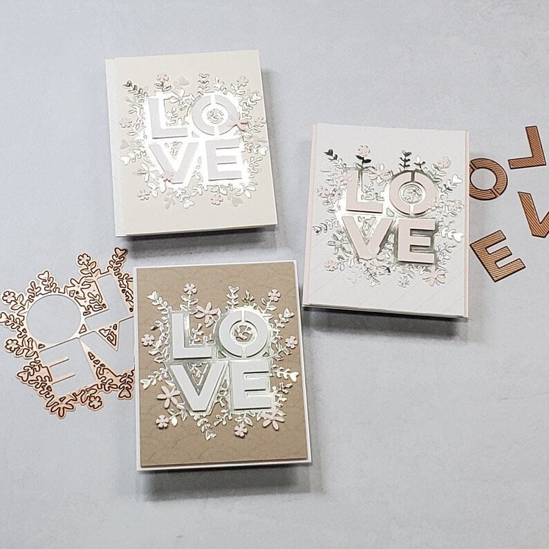 Wedding & Anniversary Card - Pastel Love