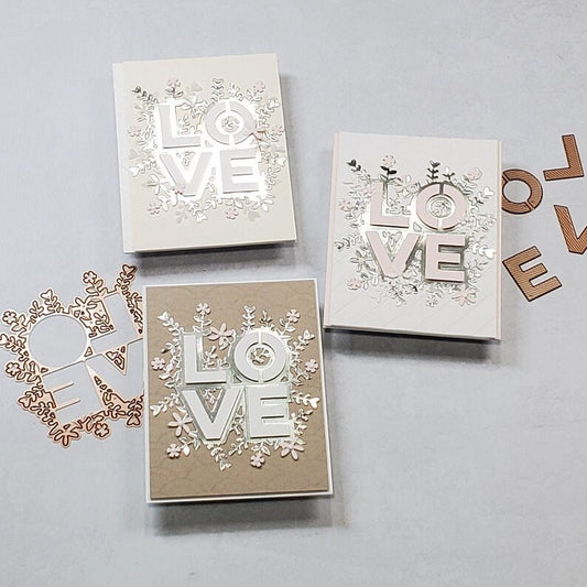 Wedding & Anniversary Card - Pastel Love