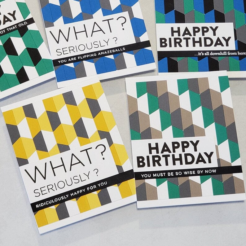 Celebration Card - Birthday or Congratulations Sassy Sentiments