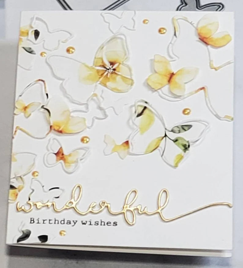Wedding and Sympathy Cards - Watercolor Butterfly Cards