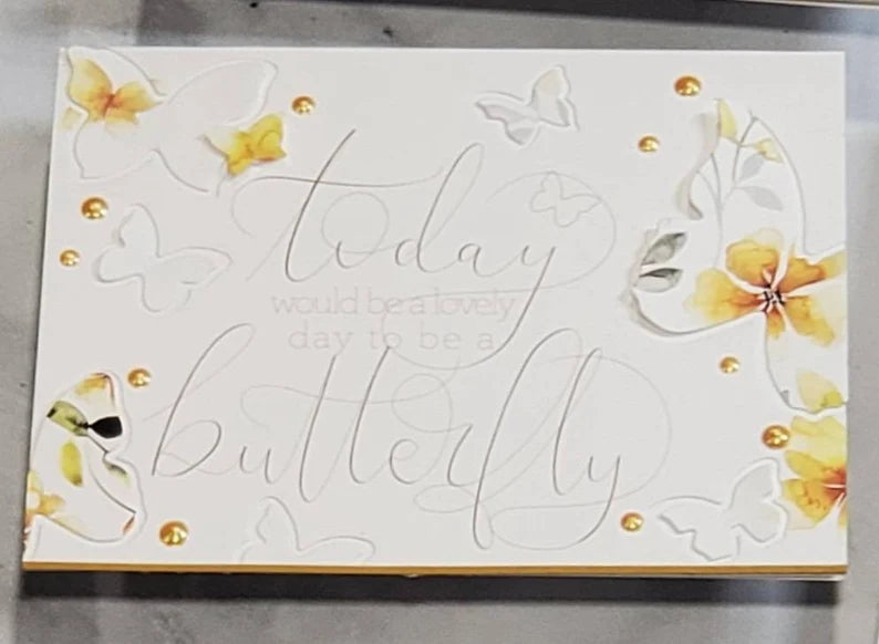 Wedding and Sympathy Cards - Watercolor Butterfly Cards